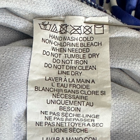 Lauren Ralph Lauren sz 8 swimsuit shades of blue Fabric and elastic excellent - Picture 10 of 12